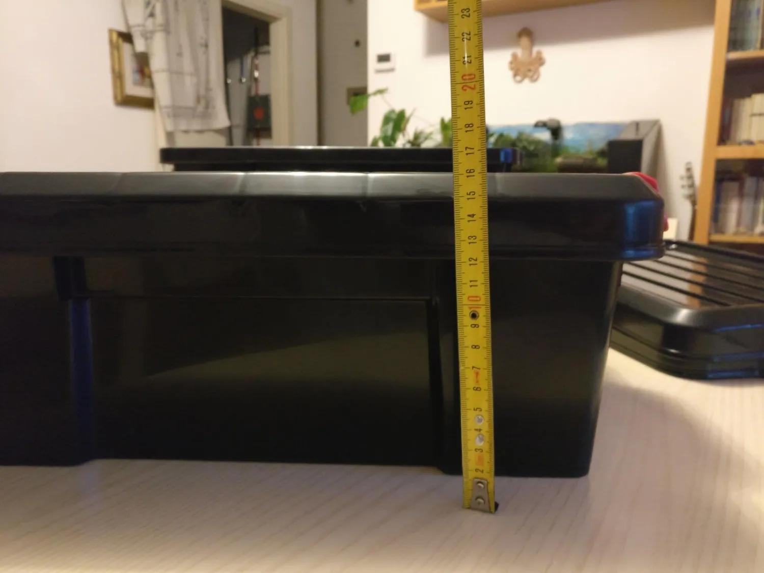 Iris Ohyama SK-700 Aufbewahrungsbox 68L 3er-Set schwarz