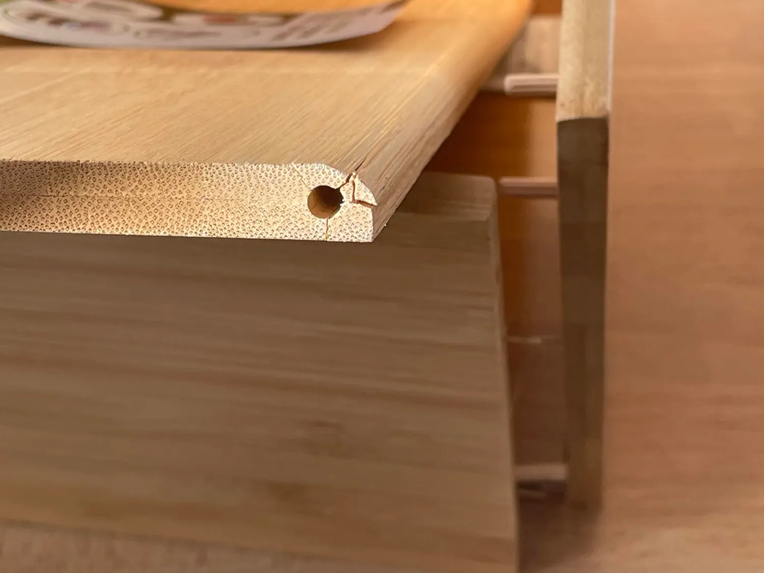mDesign Brotkasten Bambus natur mit Deckel Brotbox Holz