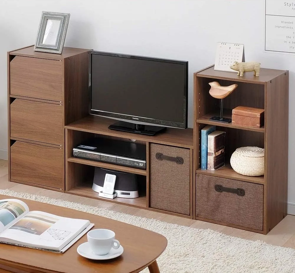 Iris Ohyama MDB-3S TV-Schrank Braun Holz 73 cm