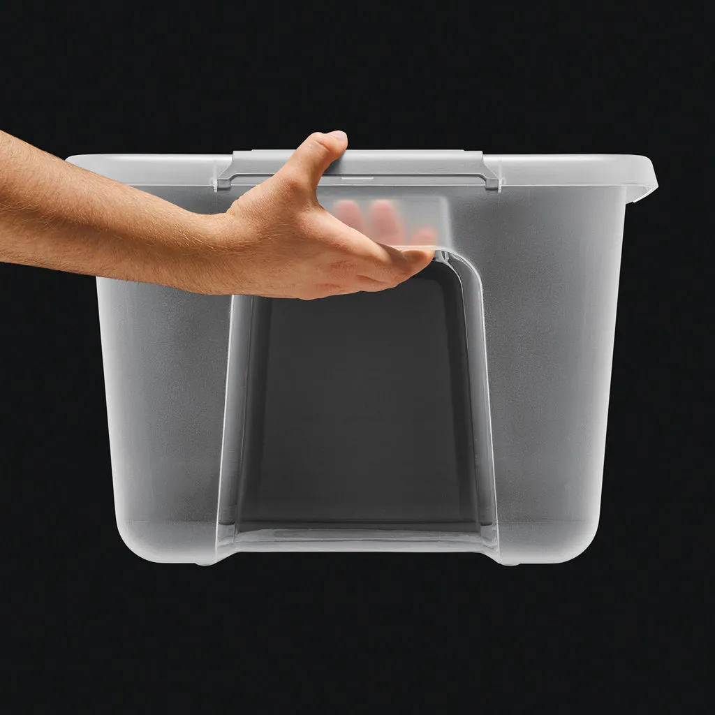 Kreher Prime Store Aufbewahrungsbox 17 L mit Deckel transparent
