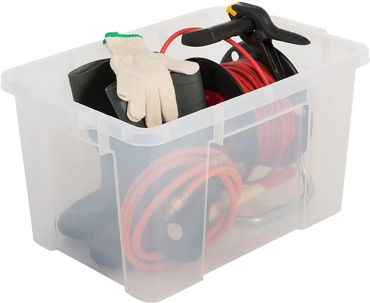 Iris Ohyama SK-450 Aufbewahrungsbox 50L 3er Set klar BPA-frei