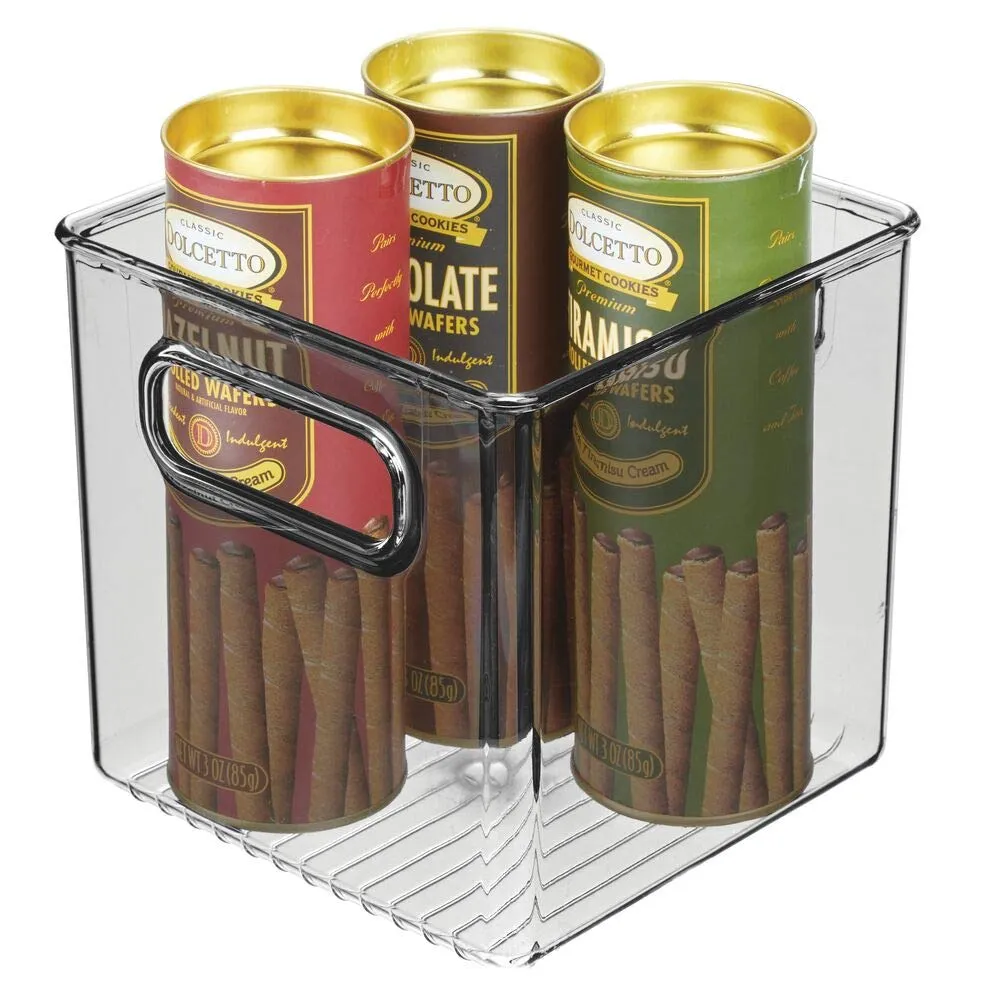 mDesign Aufbewahrungsbox Kühlschrankbox 2er-Set transparent BPA-frei