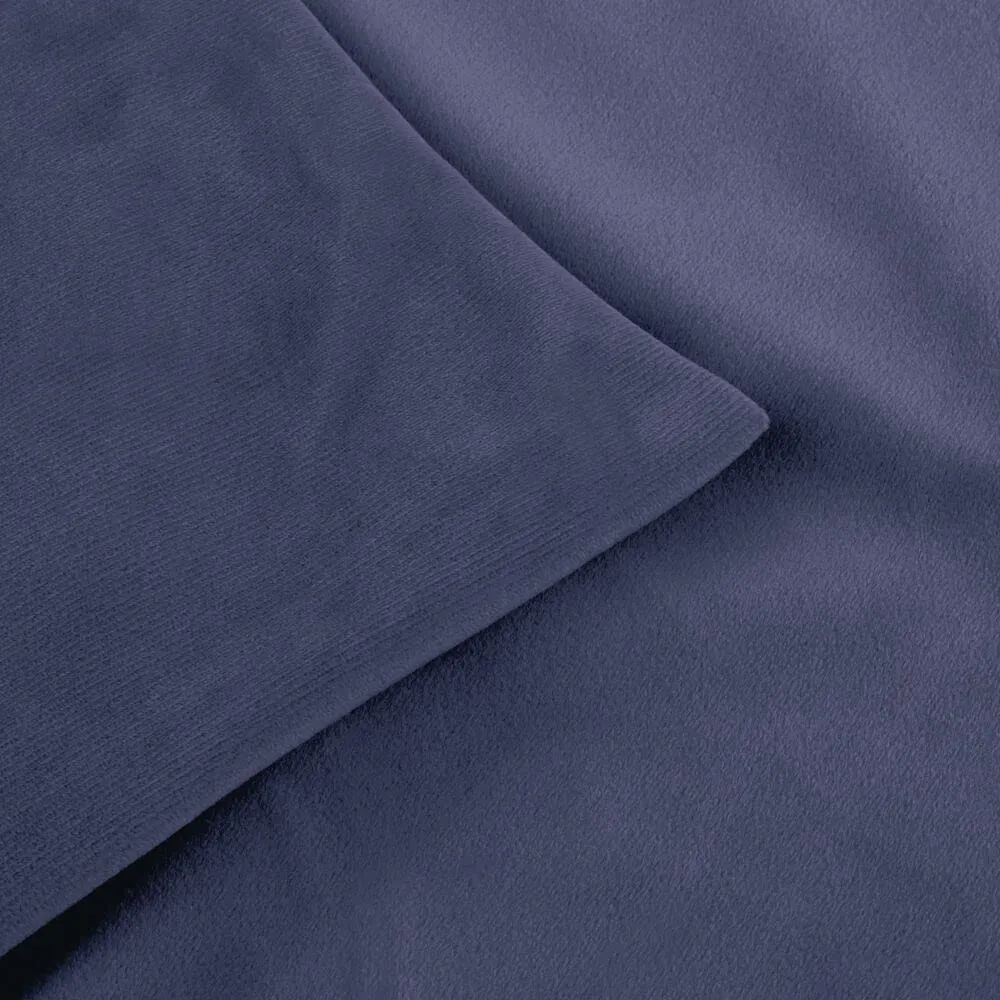 M Design Kissenhüllen Samt 2er-Set dunkelblau