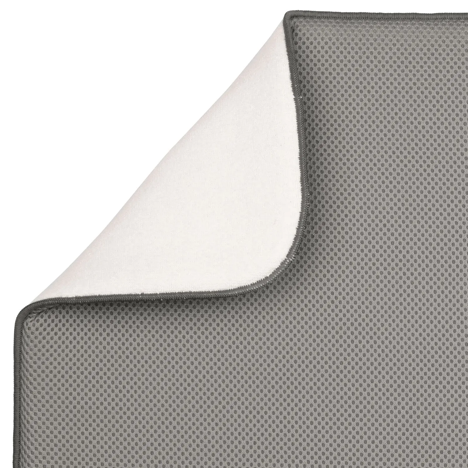mDesign 379MDKEU Abtropfgestell Stahl silber mit Matte