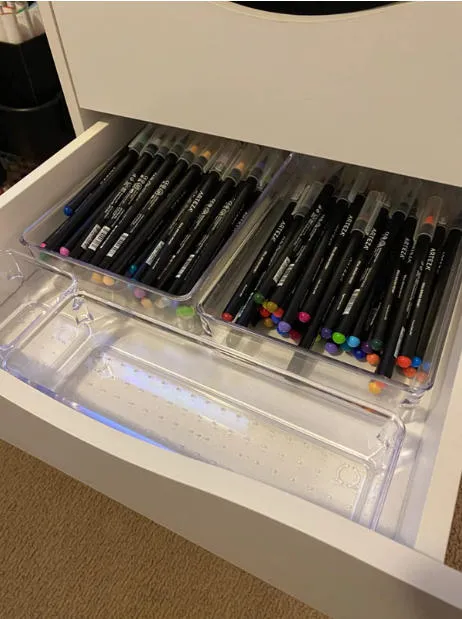 Lifewit Schubladen Organizer Set 25-teilig Transparent Kunststoff