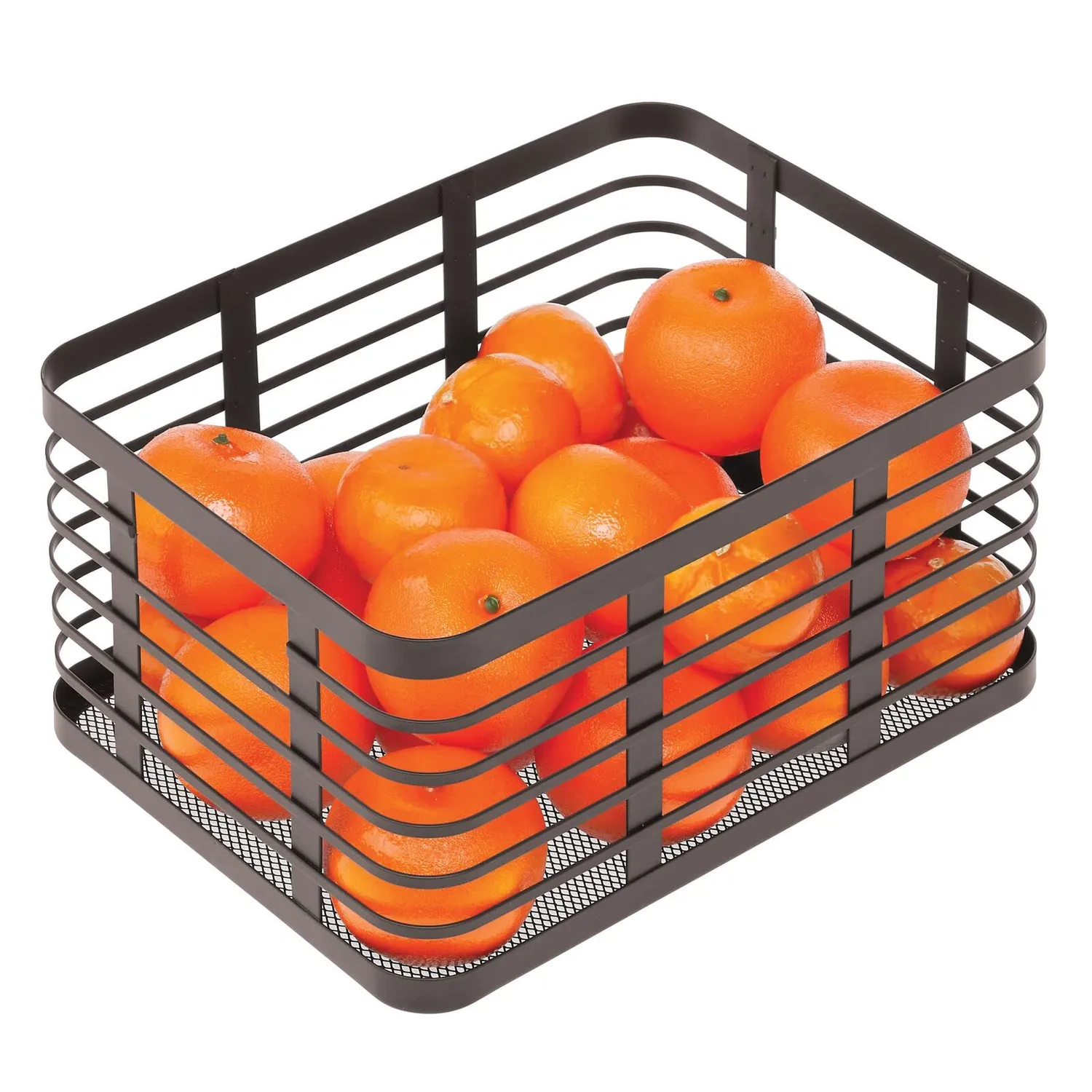 mDesign Allzweckkorb Draht Bronze 6er-Set