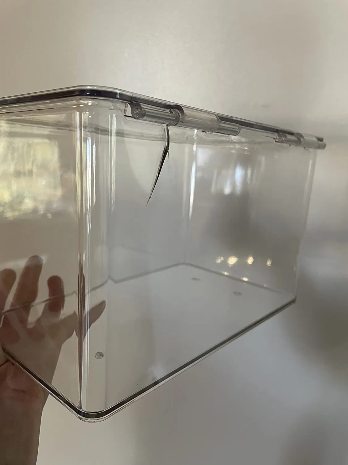 mDesign Kühlschrankbox Deckel durchsichtig 4er