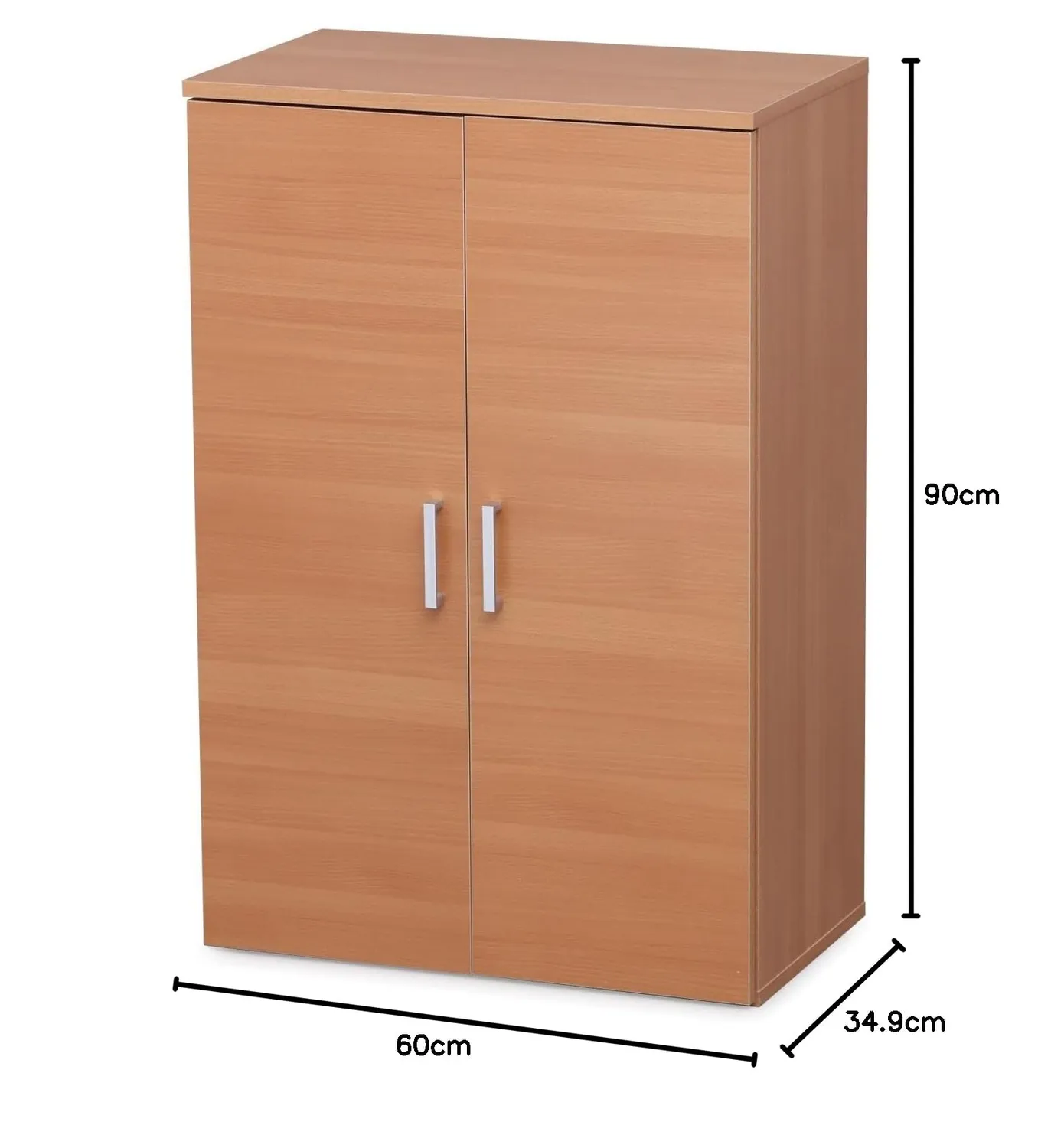 Iris Ohyama SR-6035 Schuhschrank 18 Paare hellbraun Holz