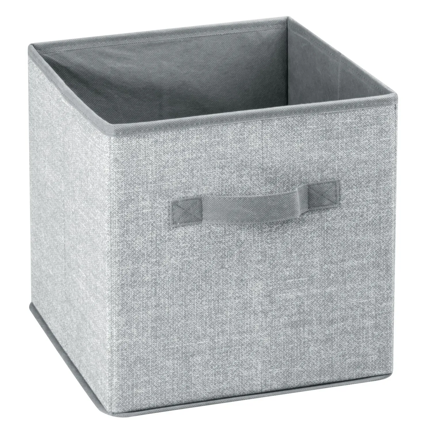 mDesign 2er-Set Stoffbox grau groß mit Griffen