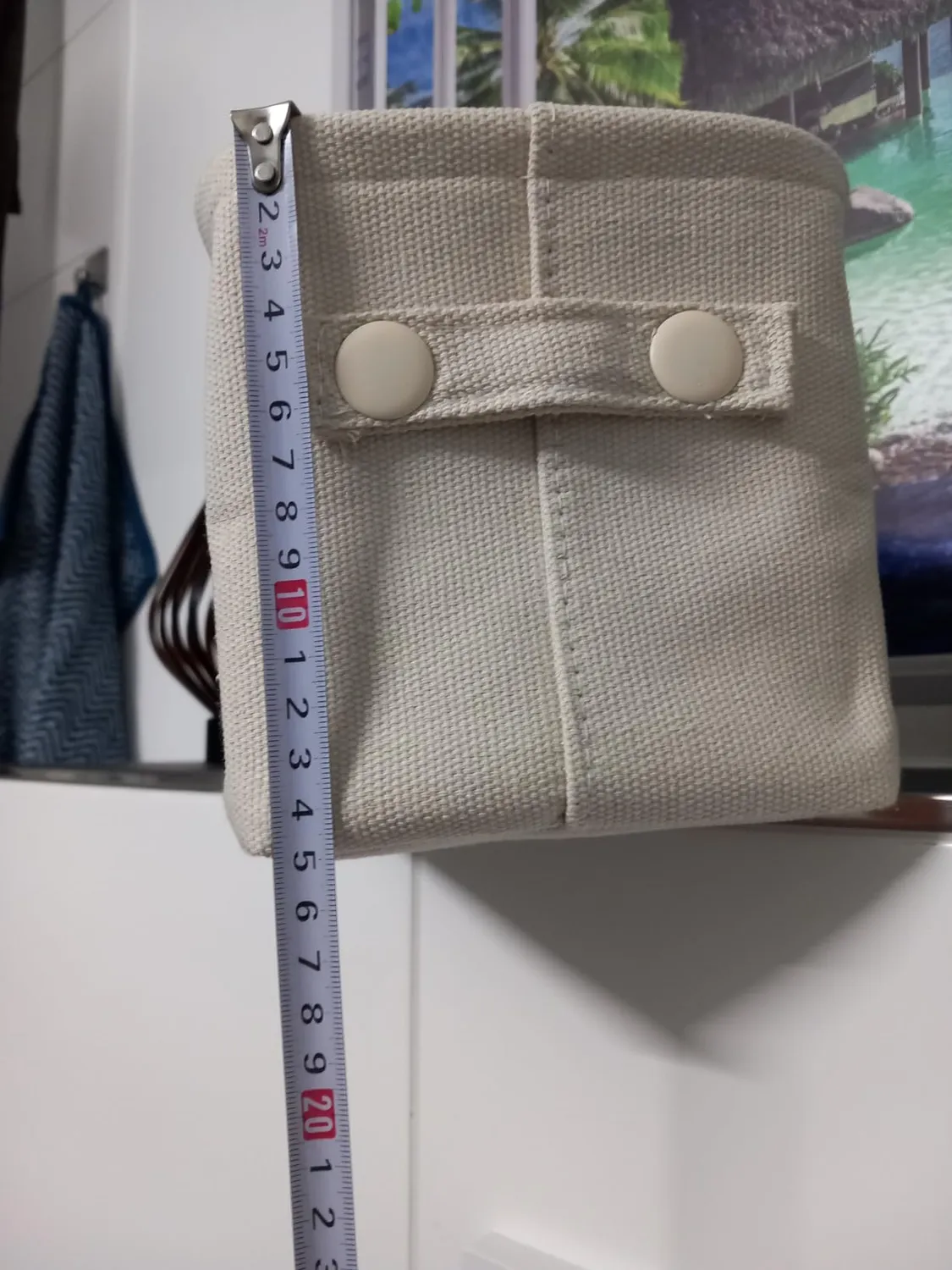 M Design Aufbewahrungskorb Baumwolle Espresso 26,7 cm beschichtet