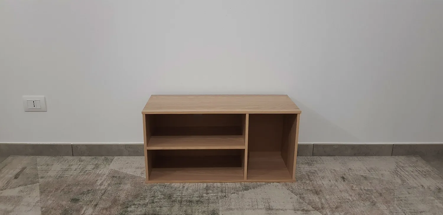 Iris Ohyama MDB-3S TV-Schrank hellbraun für 43 Zoll