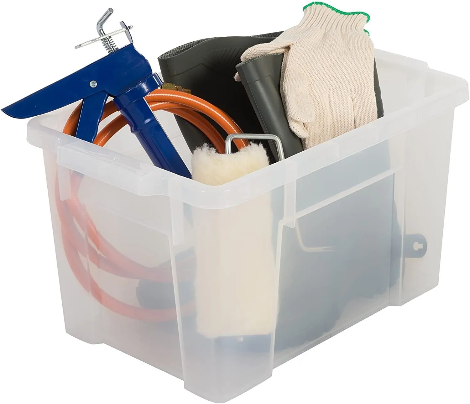 Iris Ohyama SK-210 Box 21L 3er-Set klar mit Deckel