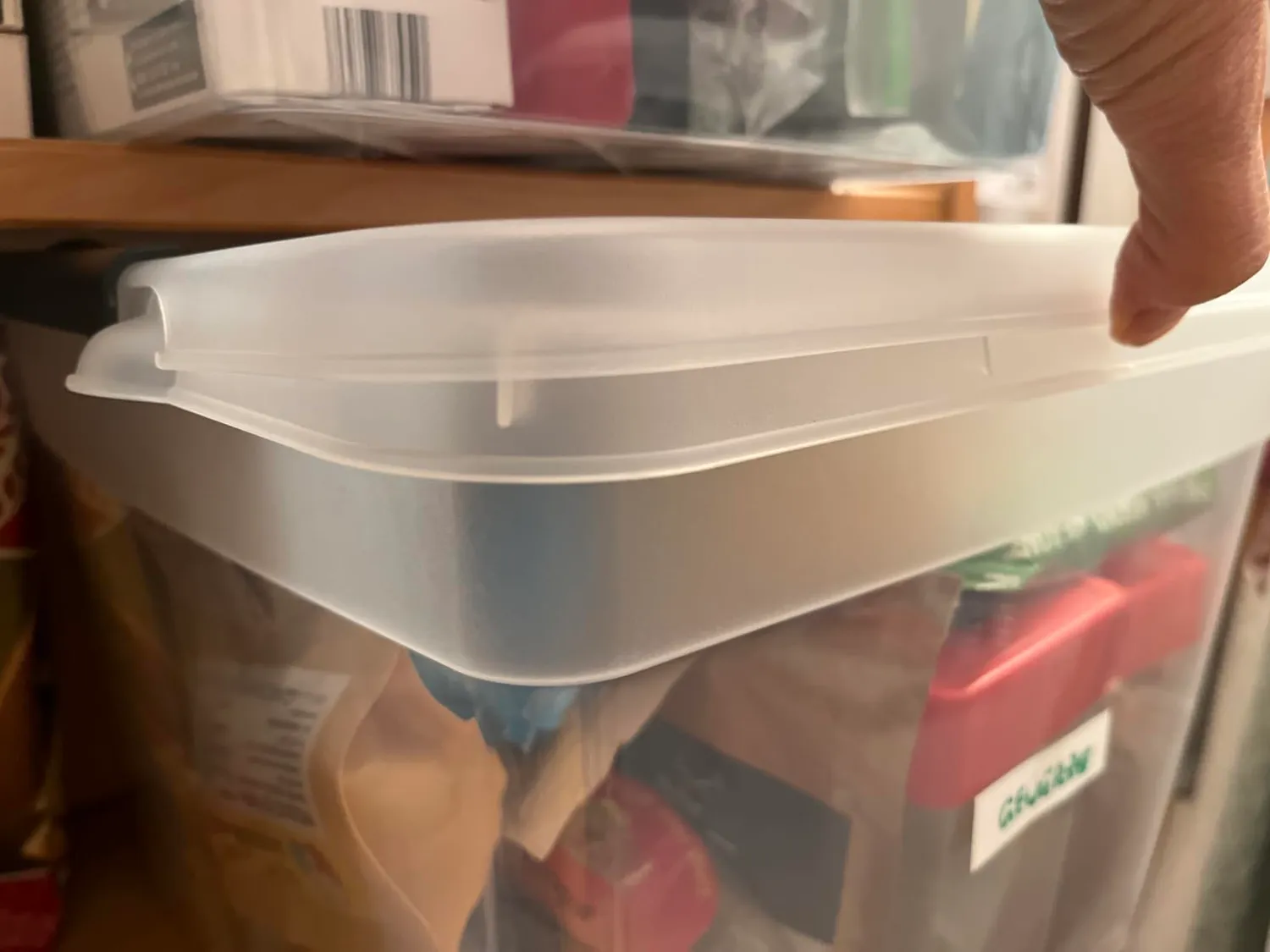 astor24 Aufbewahrungsbox 8,5L transparent 4er-Set Deckel