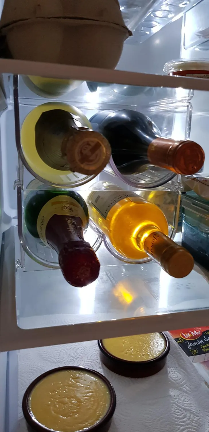 M Design Weinständer Flaschenhalter 8 Flaschen transparent