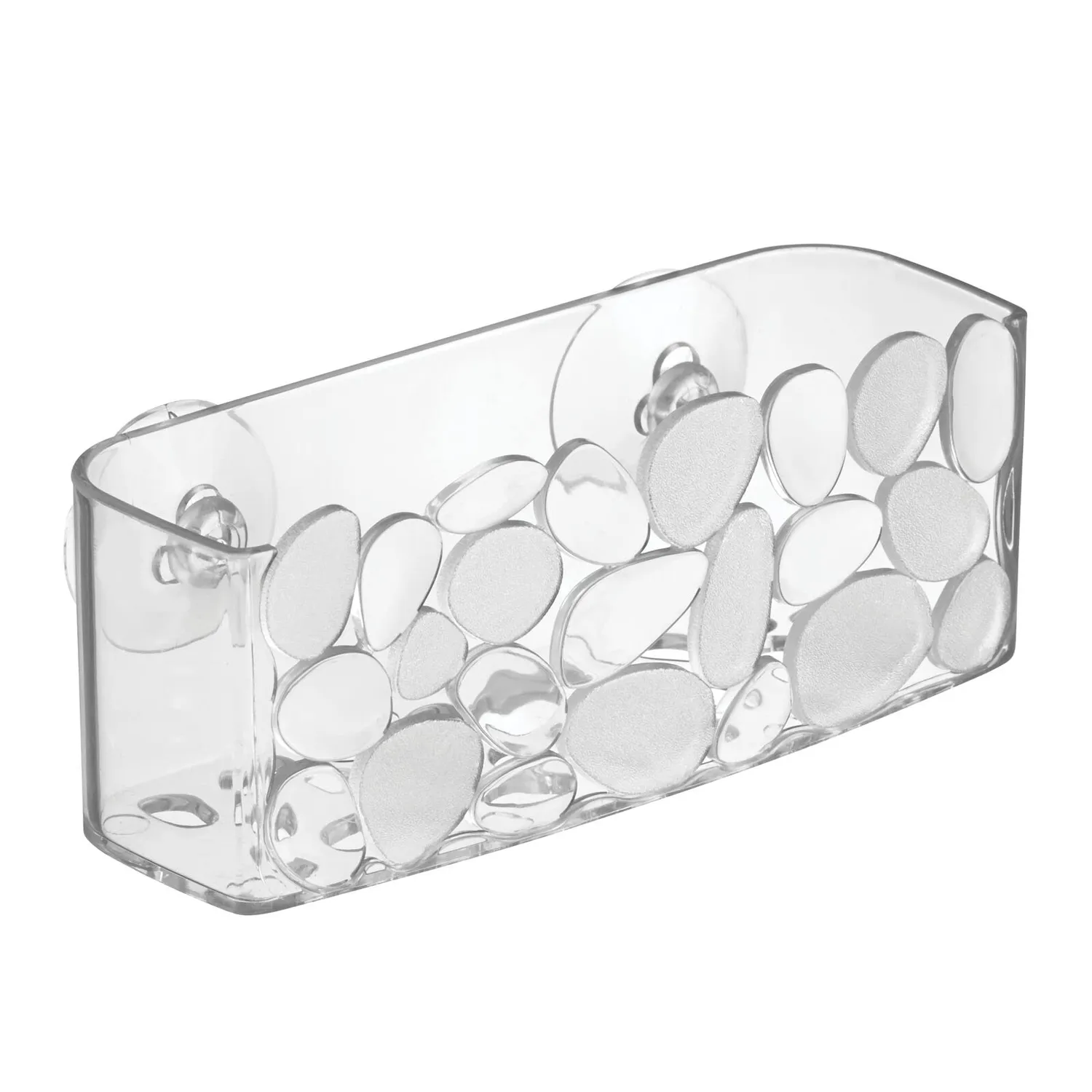 mDesign Schwammhalter Spülbecken Organizer transparent Saugnapf