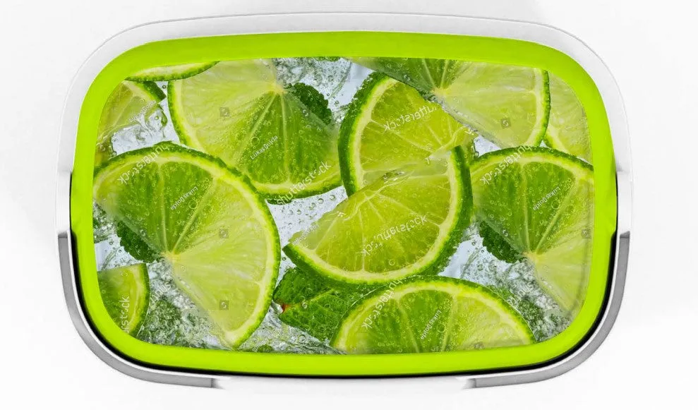 Kreher Kühlbox 27 Liter Limette mit Griff passiv