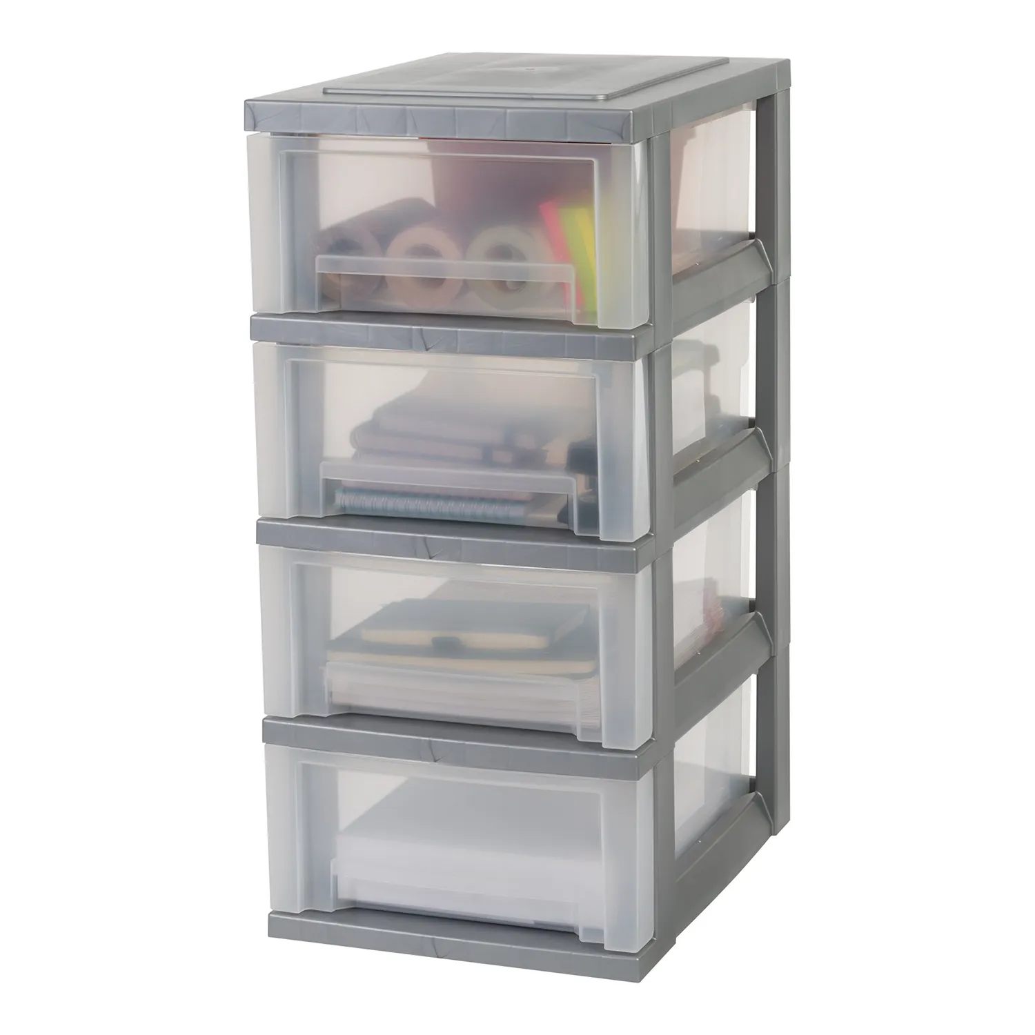 Iris Ohyama SDC-360 Rollcontainer 6 Schubladen schwarz