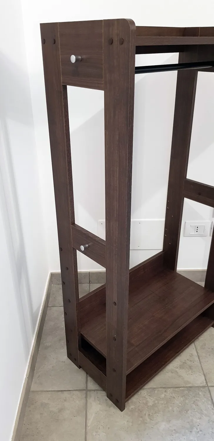 Iris Ohyama KWR-1 Kindergarderobe braun Holz