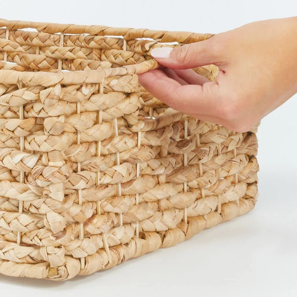 M Design Hyazinthe Aufbewahrungskorb Kreidetafel natur