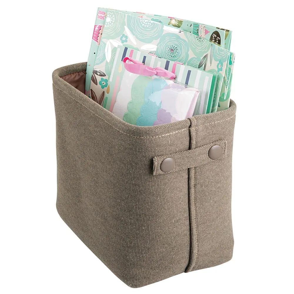 M Design Aufbewahrungskorb Baumwolle Espresso 26,7 cm beschichtet