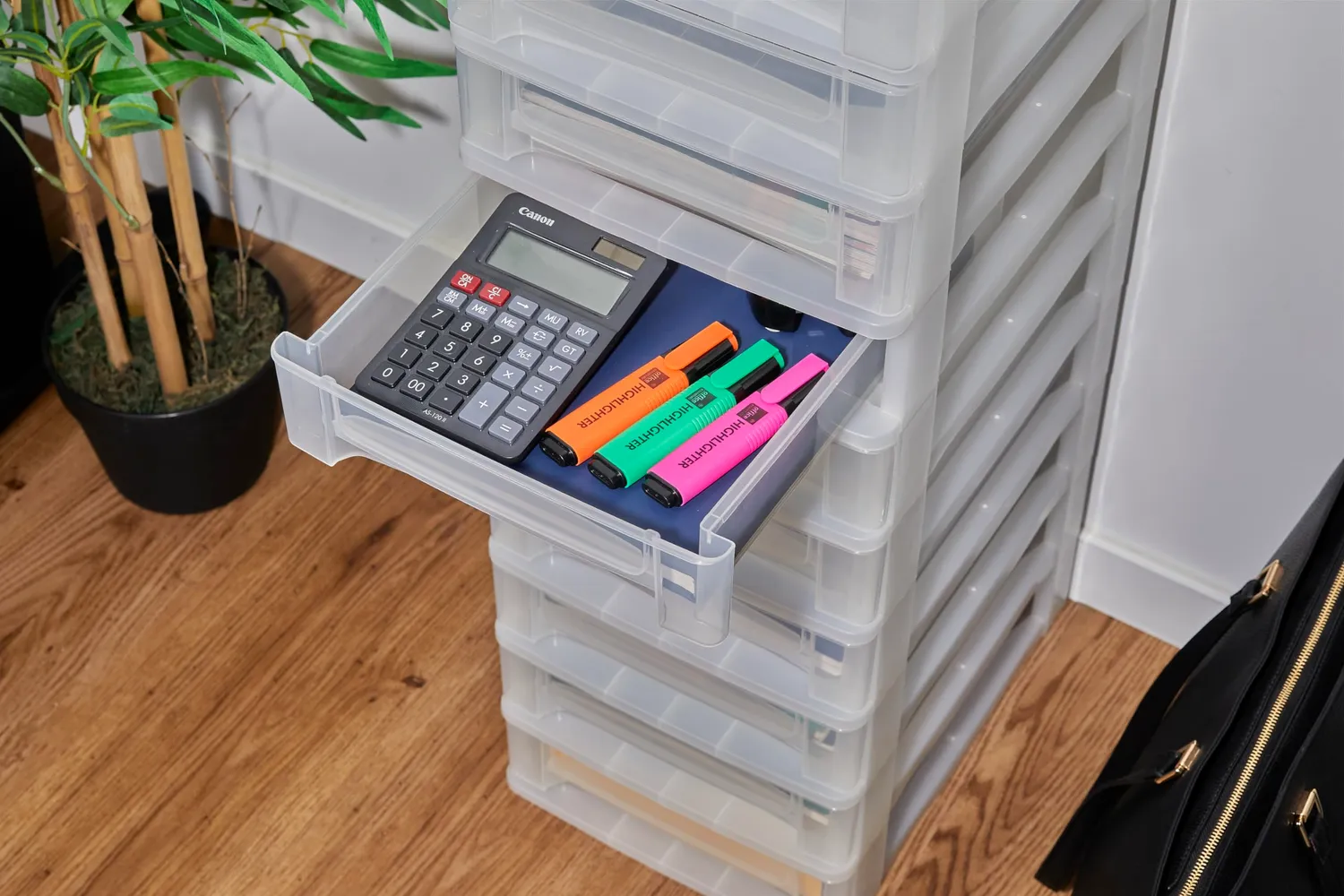 Iris Ohyama DDOCH-2080 Schubladenbox 8 Schubladen mattweiß