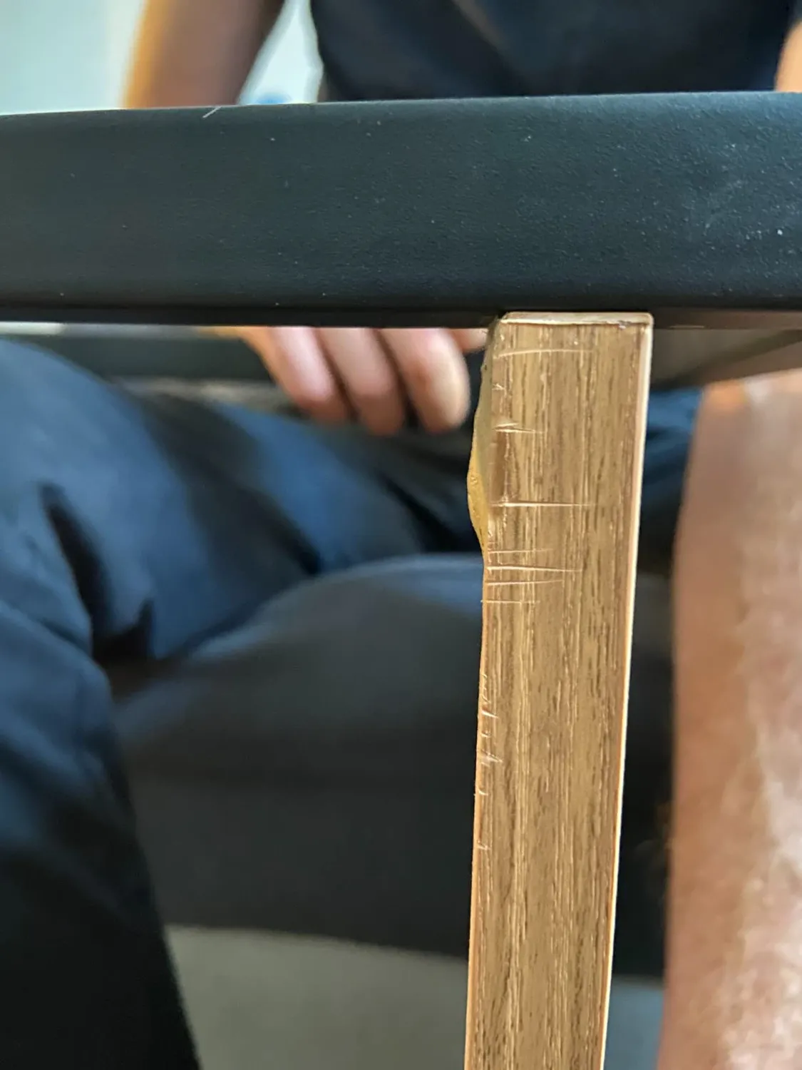 M Design Beistelltisch Bücherregal 2 Ebenen Beistelltisch Schwarz/Grau