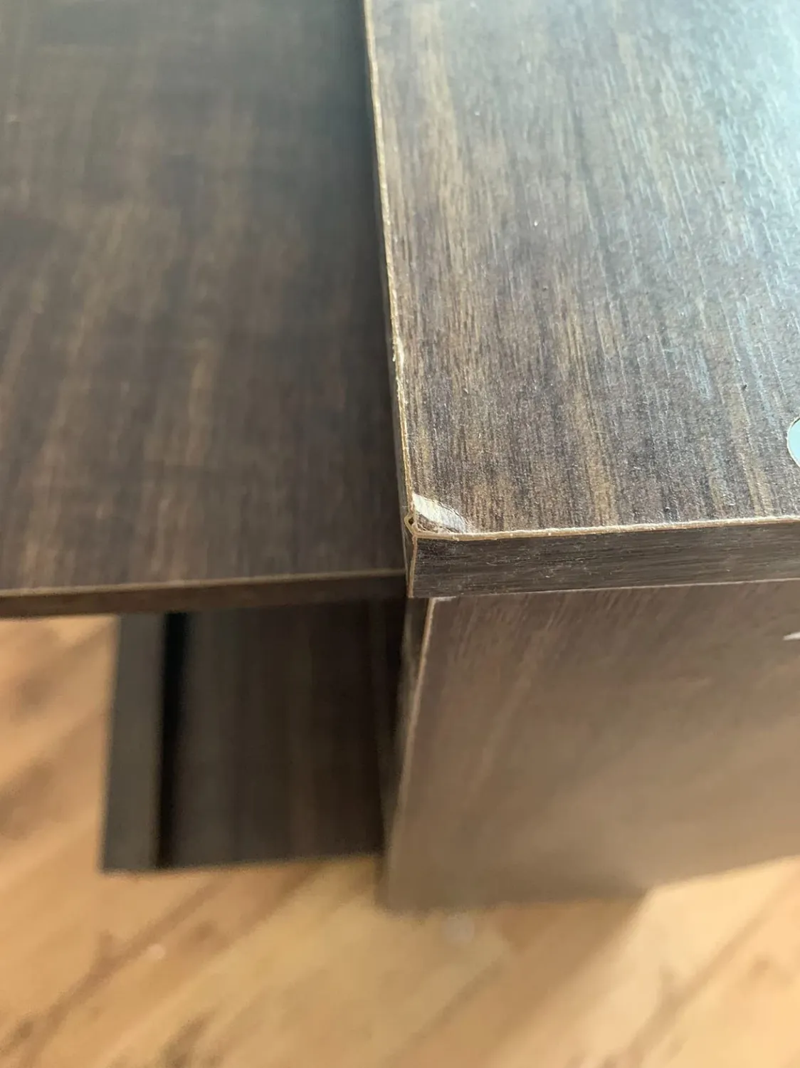 Iris Ohyama Flap Rack FR-F4 Regal Hellbraun mit Klapptüren