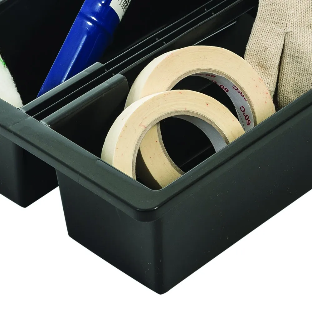 Iris Ohyama STR-M Einsatz M 3er-Set schwarz stapelbar