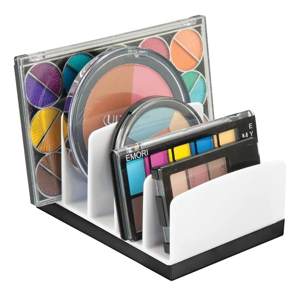 mDesign Kosmetik Organizer Kunststoff weiß 5 Fächer