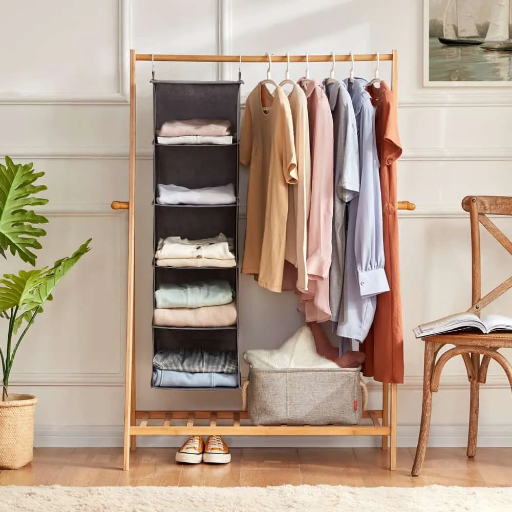 Lifewit Hängeorganizer Schrank Grau 1er Pack
