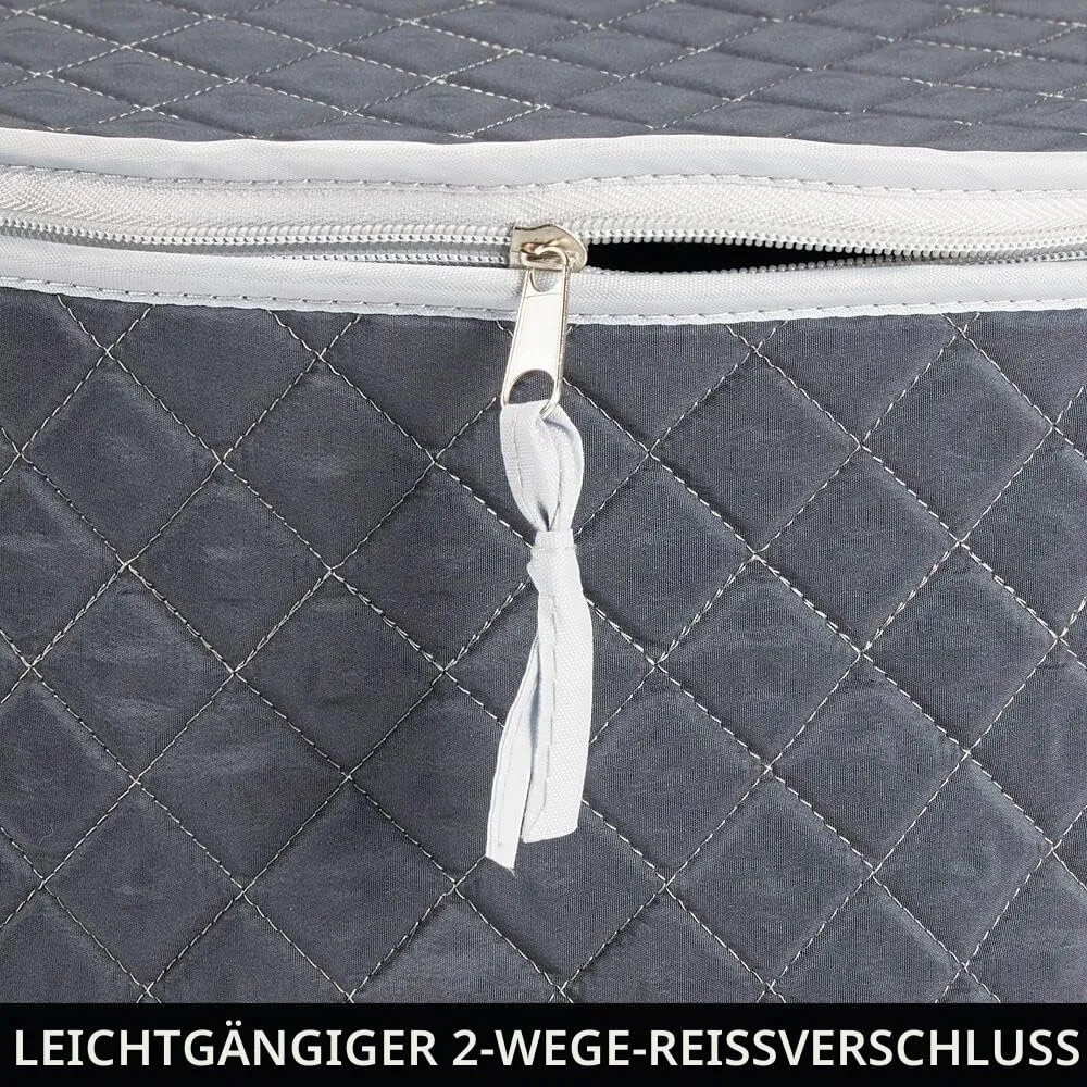 mDesign Geschirraufbewahrung 4er Set Navyblau für 12 Personen