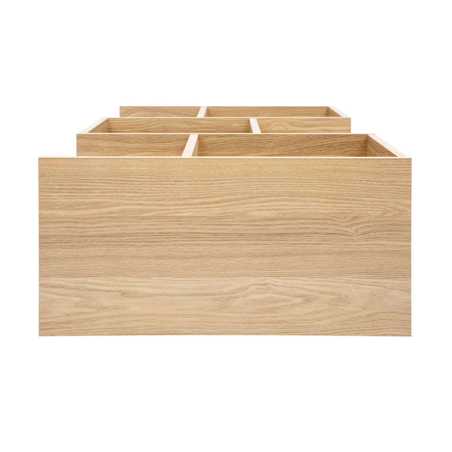 Iris Ohyama Display Shelf SRK-W3 Regal Hellbraun 3 Fächer S-Form