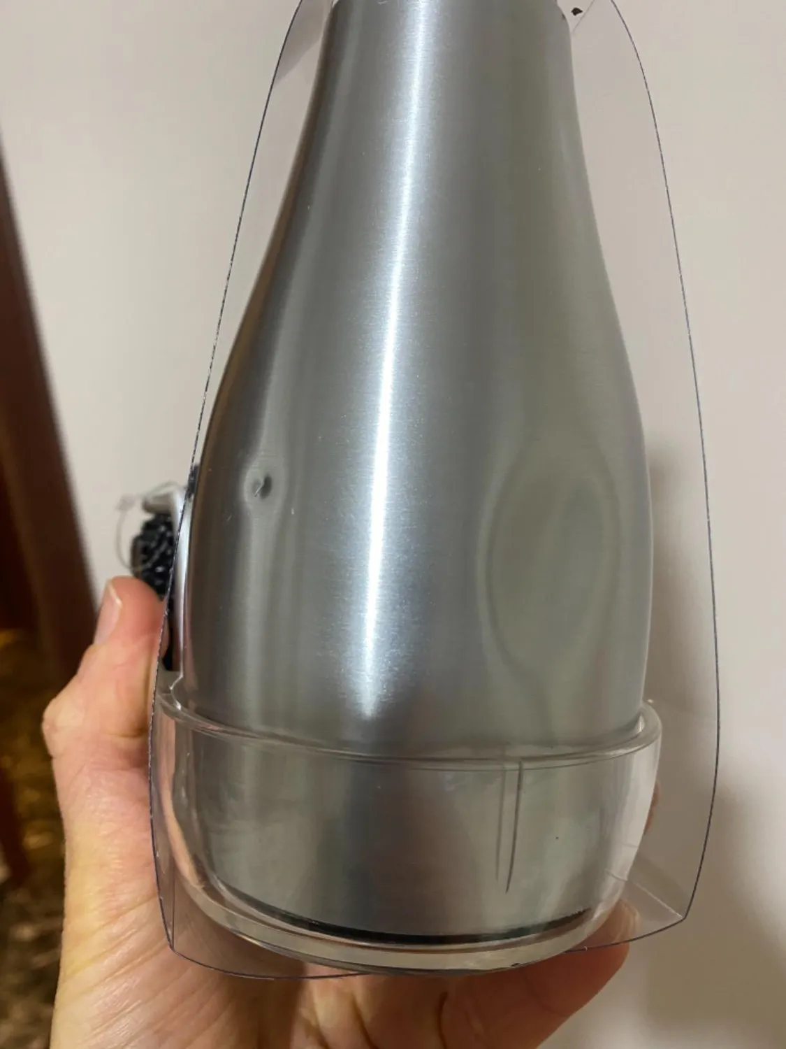 mDesign Seifenspender Aluminium 237 ml Silber Spender