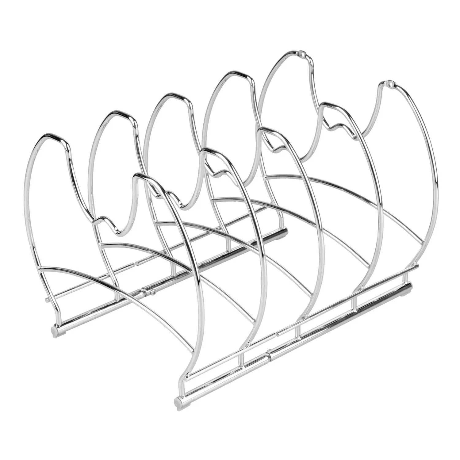 mDesign 6316MDKEU Pfannenhalter Chrom für 28 cm Pfannen
