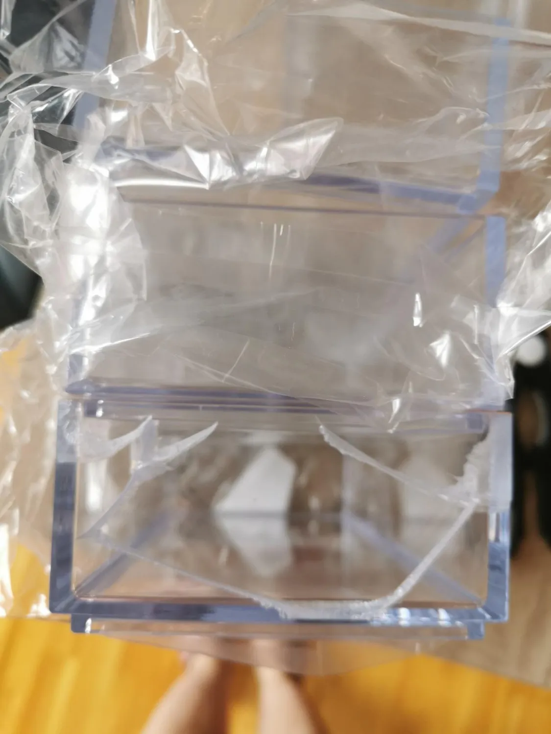 mDesign Kosmetik Organizer Aufbewahrungsbox 3er-Set durchsichtig stapelbar