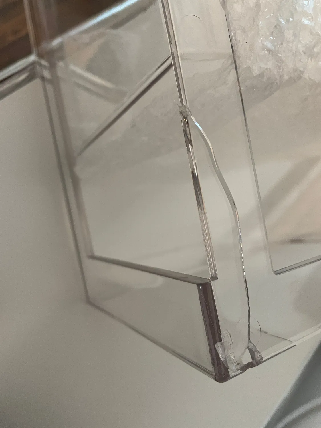 mDesign Schubladenbox Kunststoff Küchenbox 2er-Set transparent