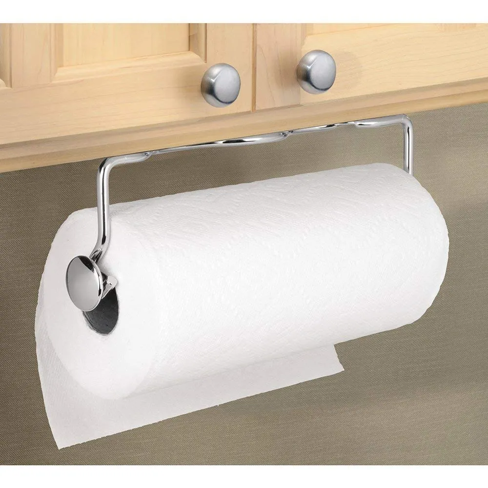 mDesign Küchenrollenhalter Wand Chrom Stahl