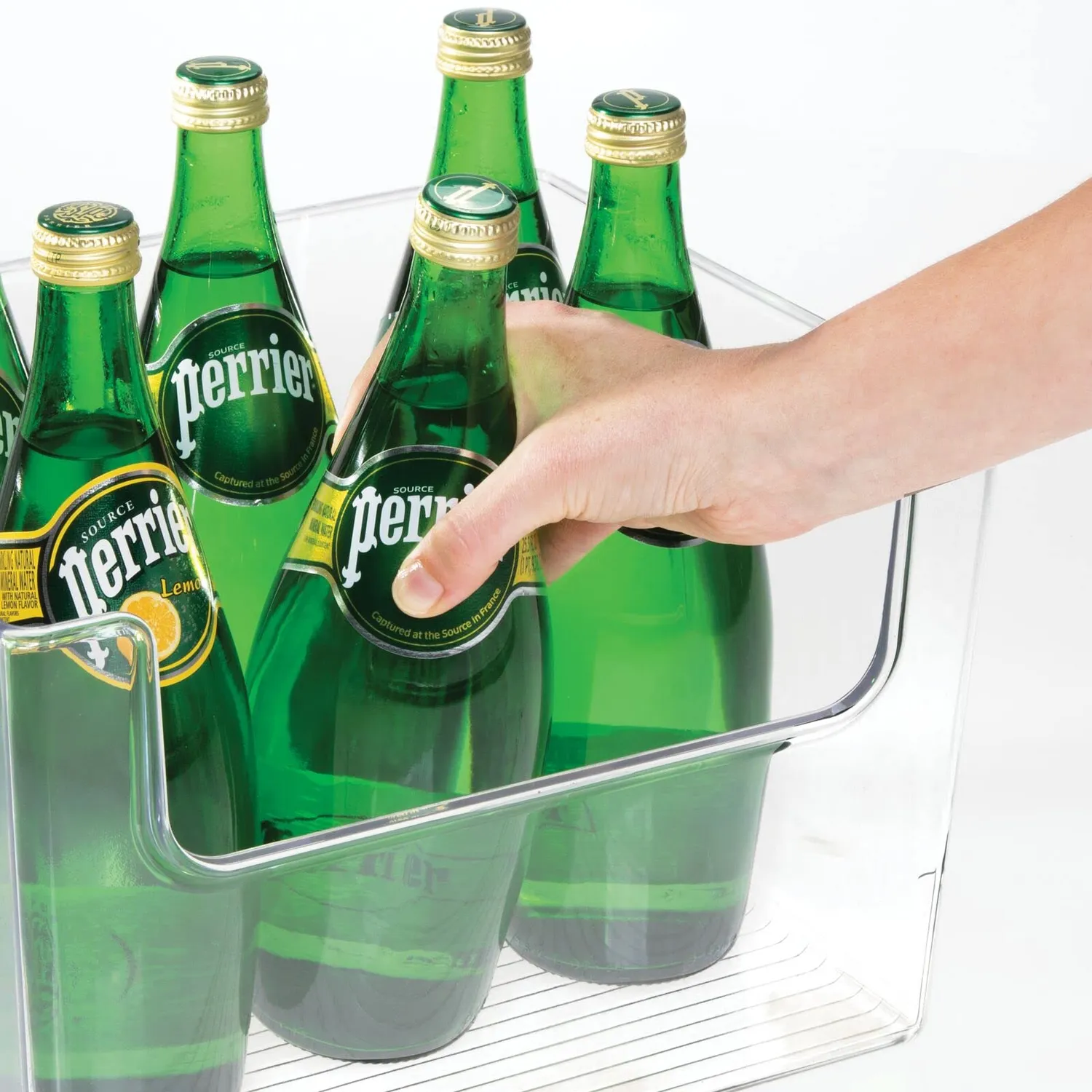 mDesign 02296 Aufbewahrungsbox 4er Set transparent BPA-frei
