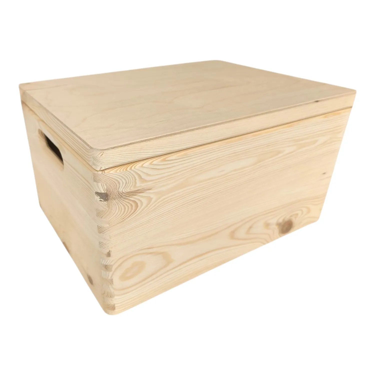 GoodFreshDecor Holzbox 40x30x23 cm mit Deckel Griff