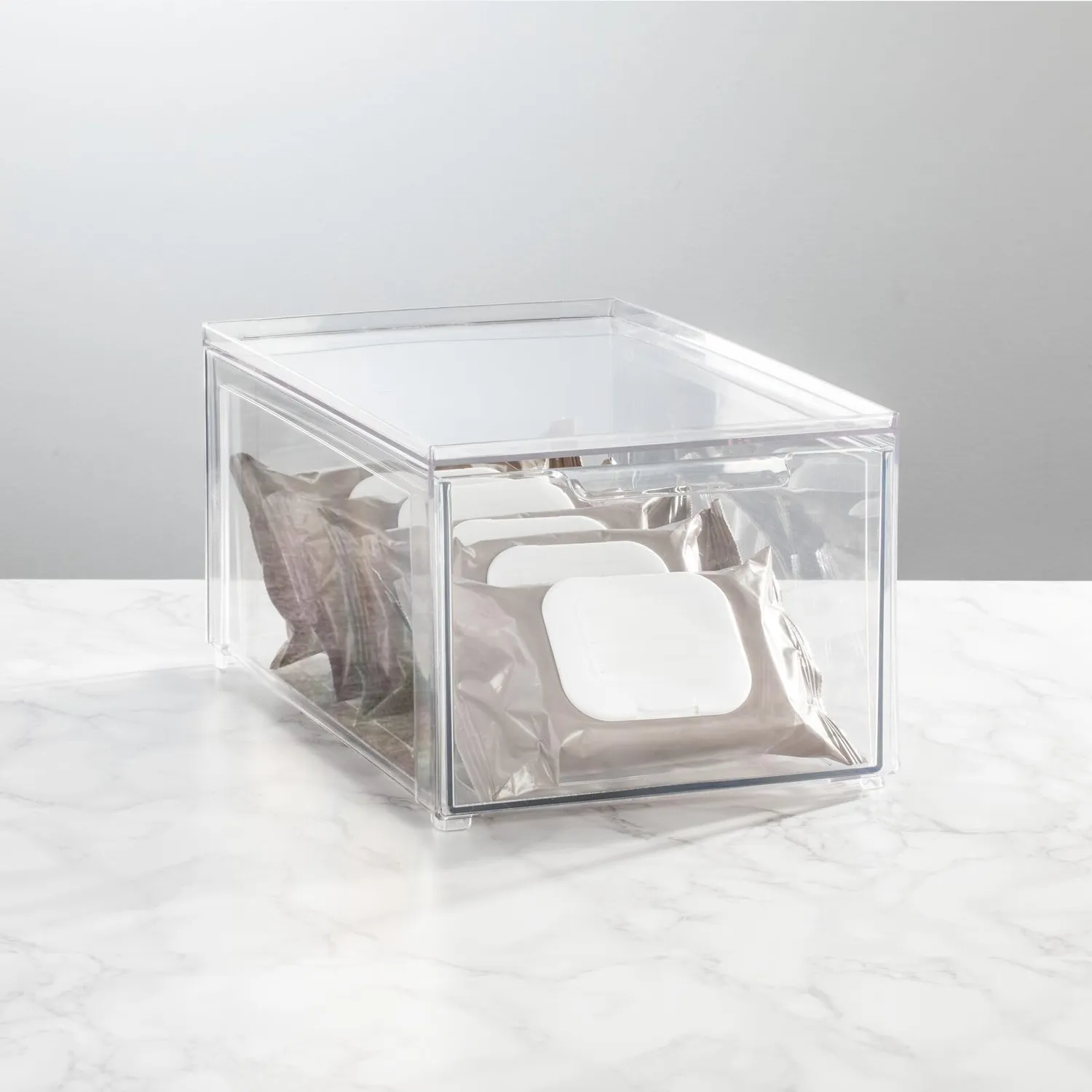 mDesign Kosmetikorganizer Schubladenbox Transparent 2er Set