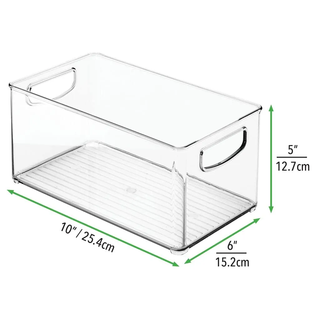 mDesign Schreibtisch Organizer transparent 2er-Set