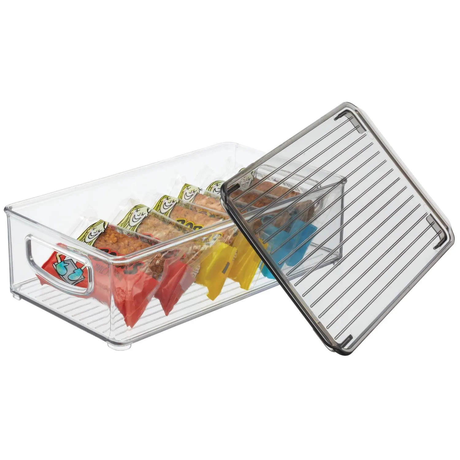 M Design Kühlschrankbox Deckel Transparent 4er-Set