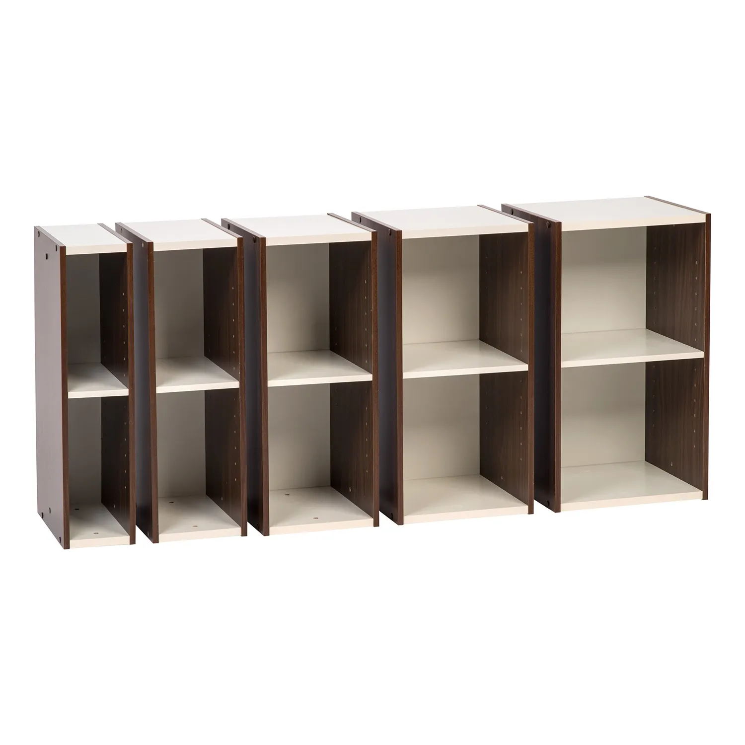 Iris Ohyama UB-6015 Regal Holz Braun modular