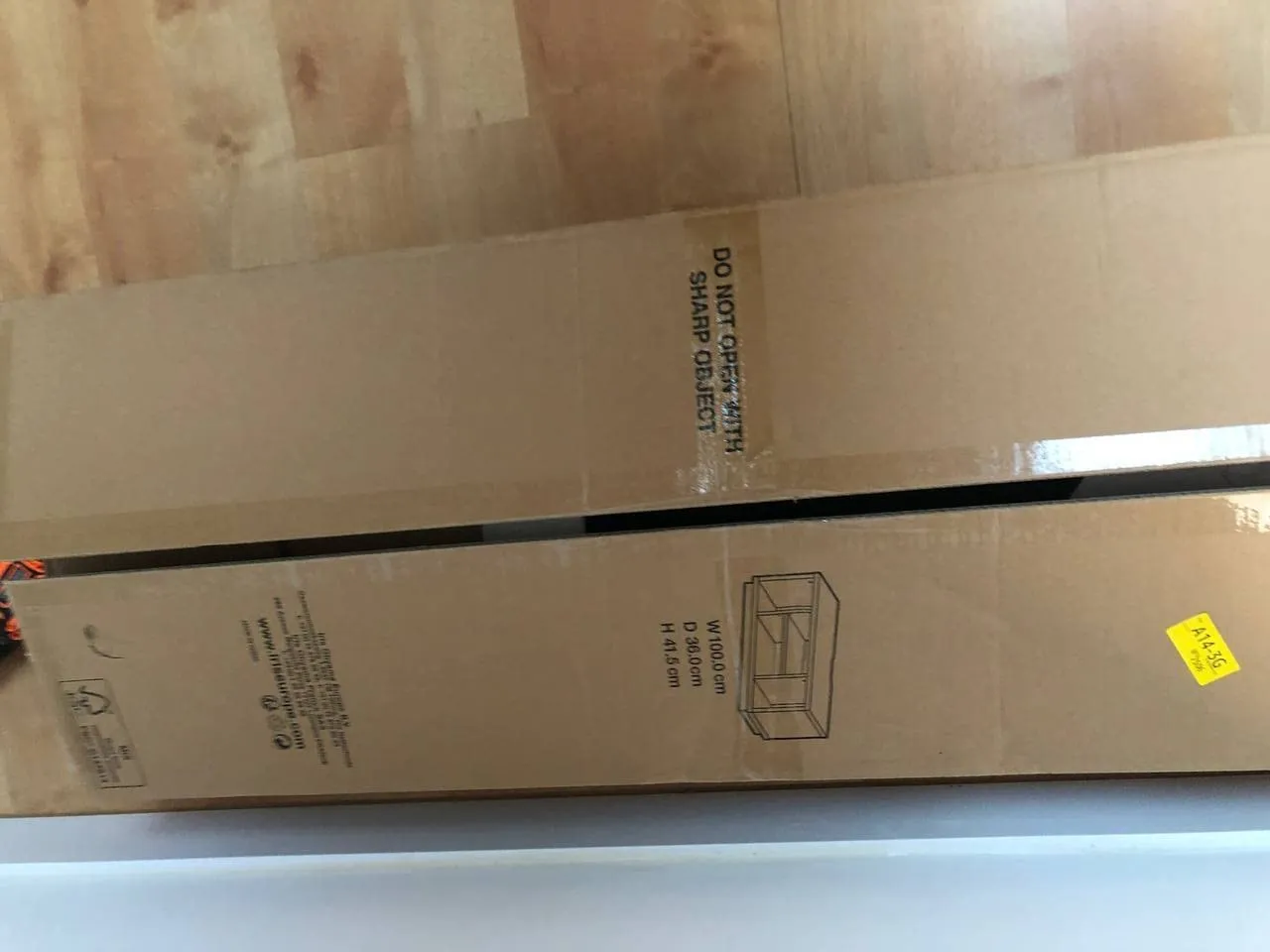Iris Ohyama OTS-100S Lowboard schwarze Eiche 100 cm