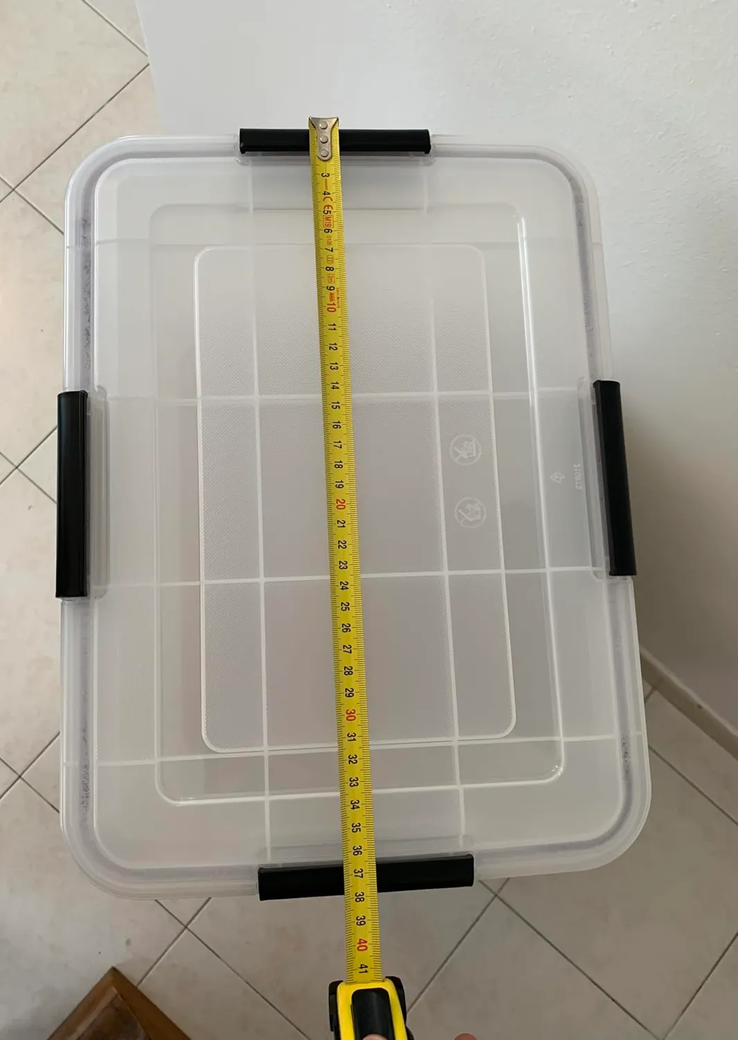 Iris Ohyama AT-L Aufbewahrungsboxen 50L 2er-Set Schwarz