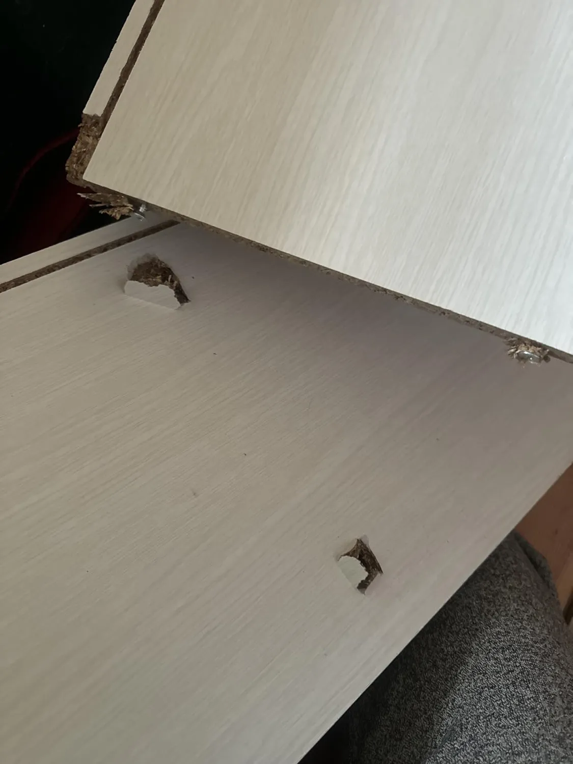 Iris Ohyama 2 Würfel Bücherregal braun 40cm offen platzsparend