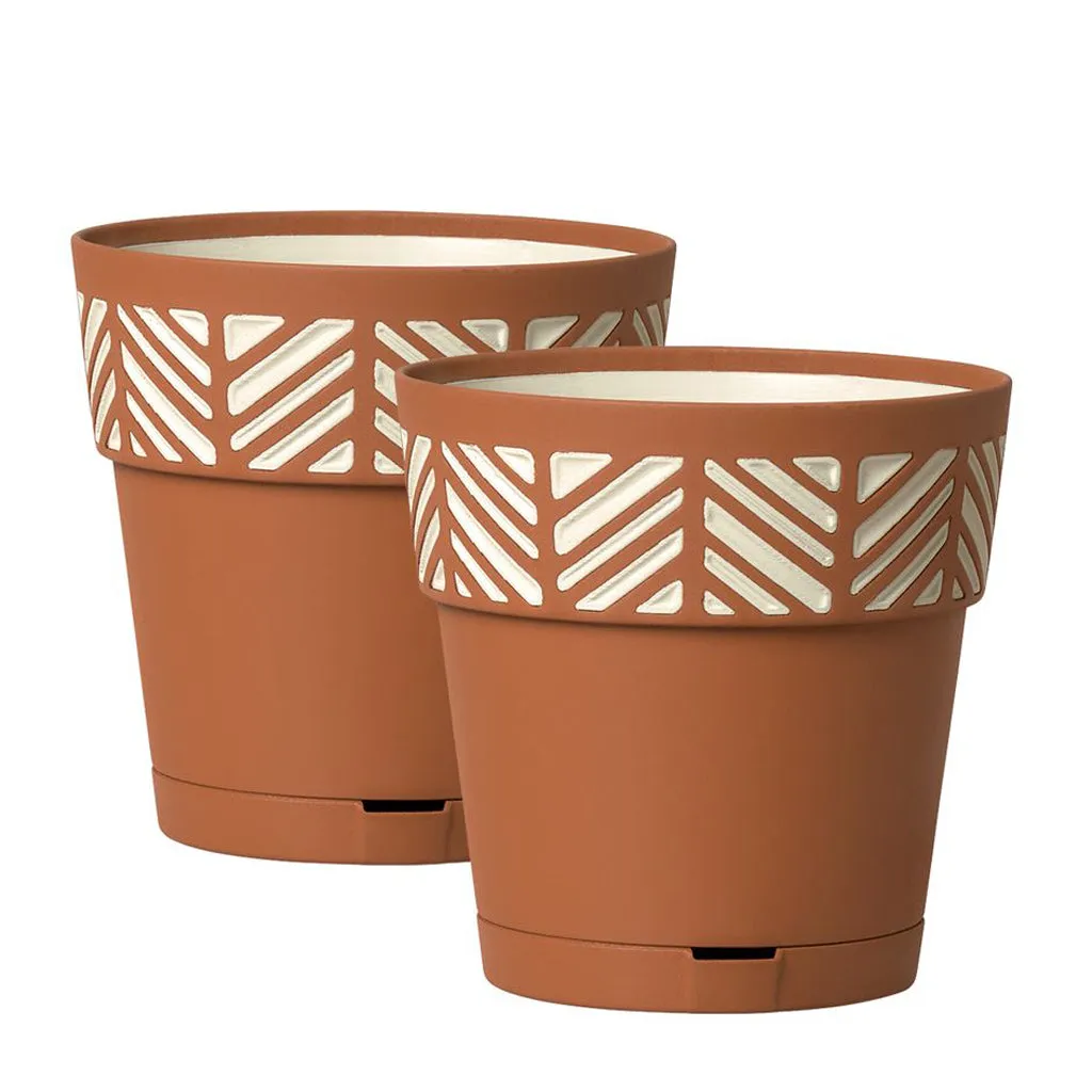 Kreher Orfeo Pflanztopf 30 cm 2er Set Wasserspeicher