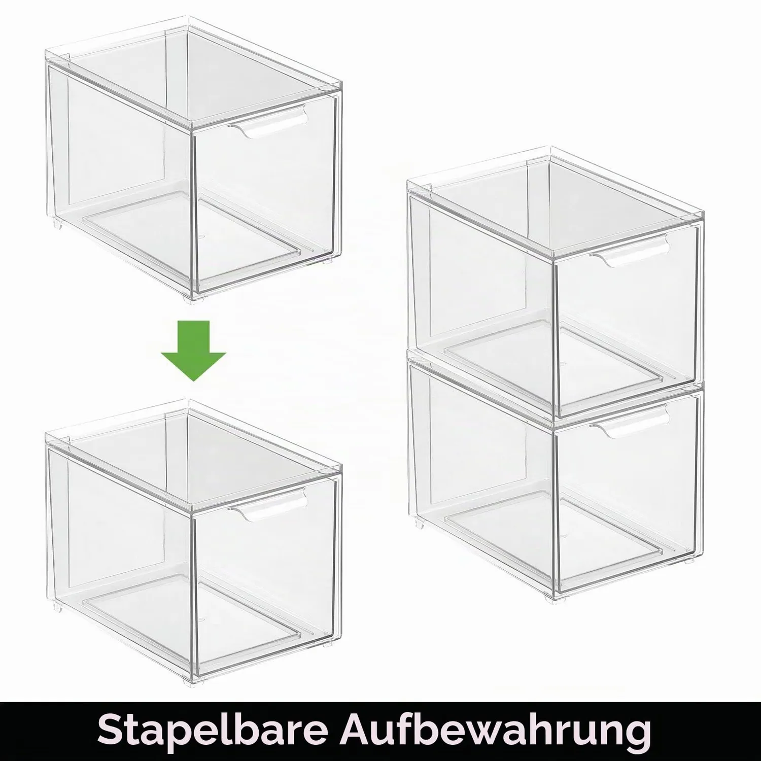 M Design 20545MDCOEU Schuhbox Kunststoff durchsichtig