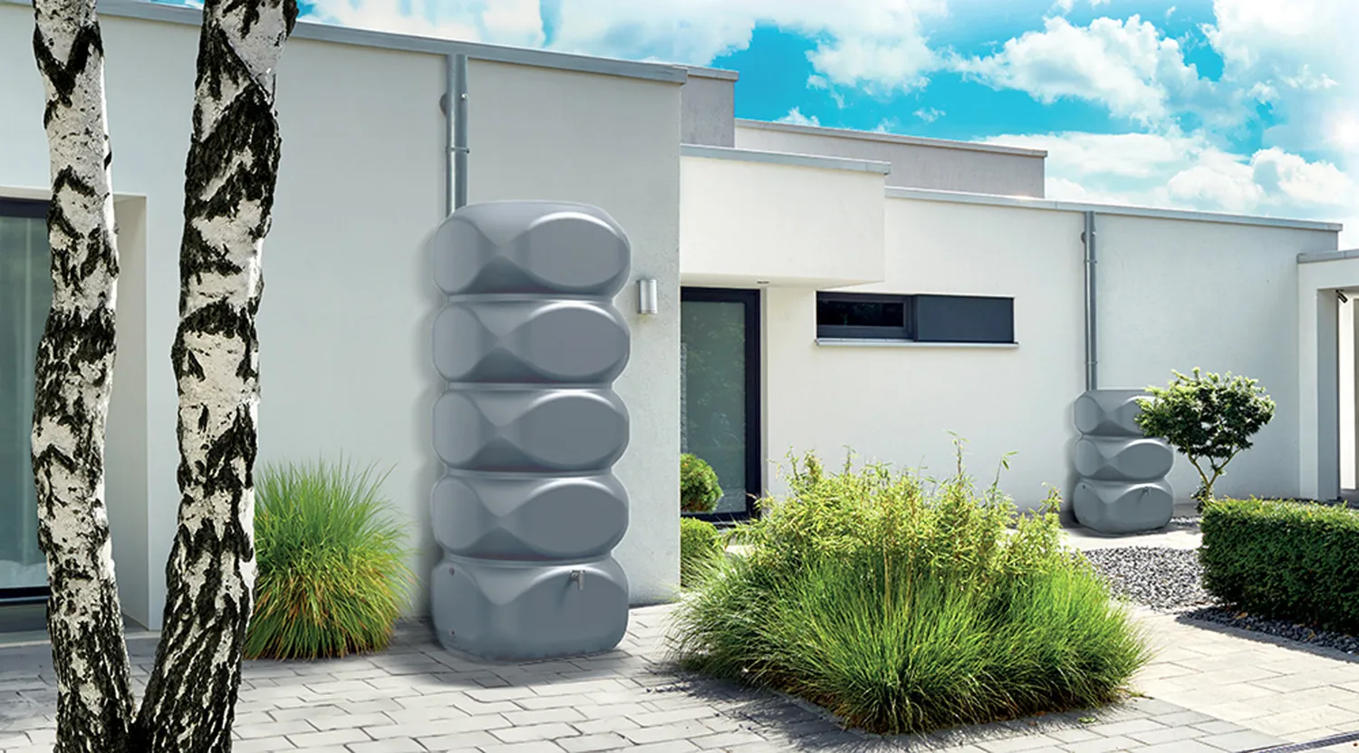 Kreher GUBO 320L Wassertank Anthrazit mit Hahn