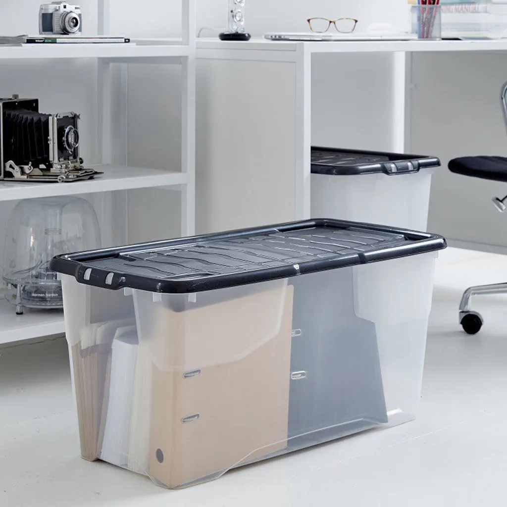 Kreher Curve Aufbewahrungsbox Box 10L transparent Deckel